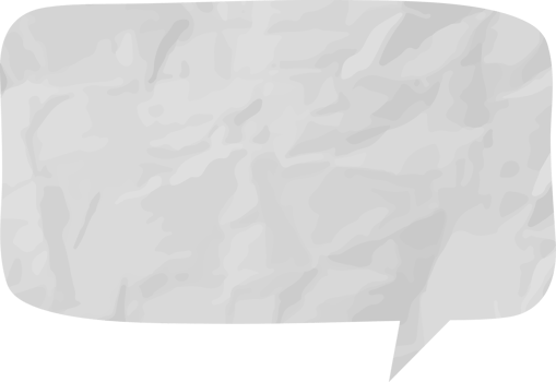 old paper speech bubble vintage wrinkled png