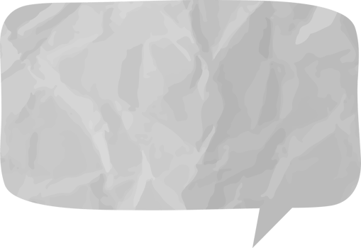 old paper speech bubble vintage wrinkled png