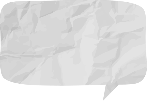 old paper speech bubble vintage wrinkled png