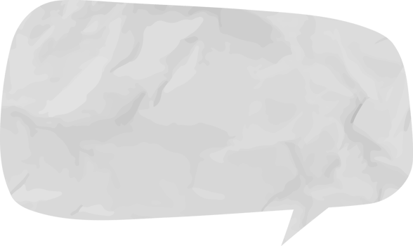 old paper speech bubble vintage wrinkled png
