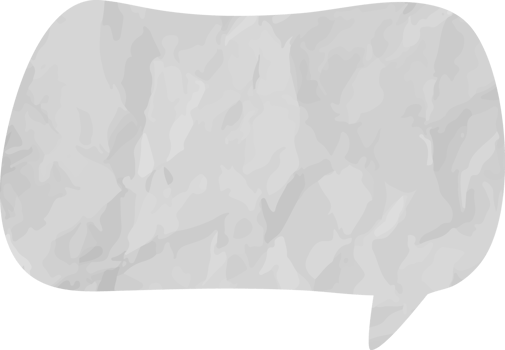 old paper speech bubble vintage wrinkled png