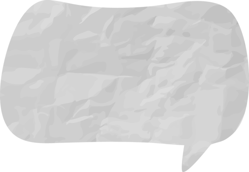 old paper speech bubble vintage wrinkled png