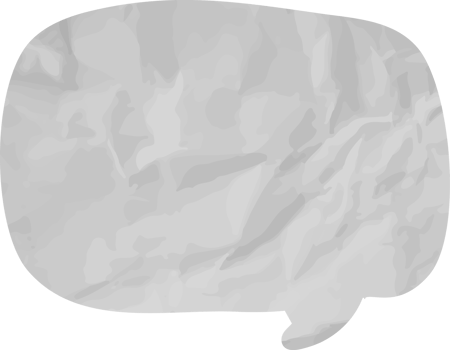 old paper speech bubble vintage wrinkled png
