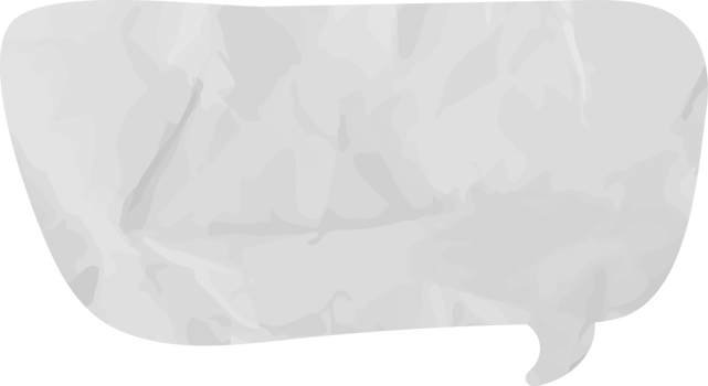 old paper speech bubble vintage wrinkled png