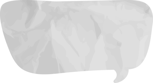 old paper speech bubble vintage wrinkled png