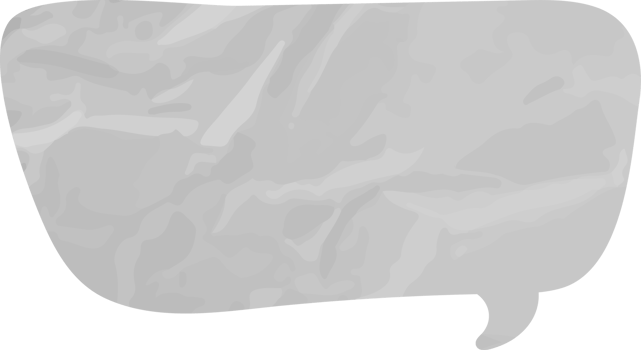 old paper speech bubble vintage wrinkled png
