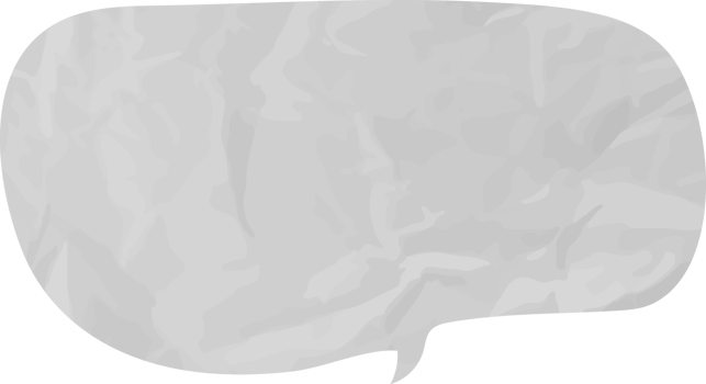 old paper speech bubble vintage wrinkled png