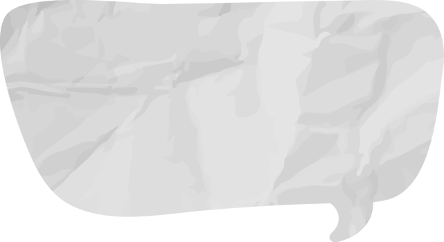speech bubble wrinkled png