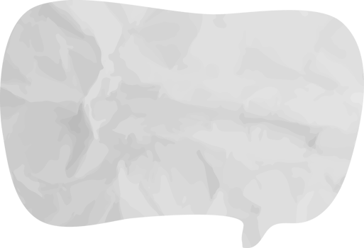 speech bubble wrinkled png