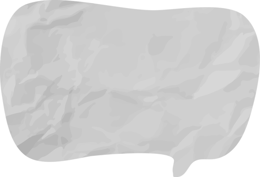 speech bubble wrinkled png