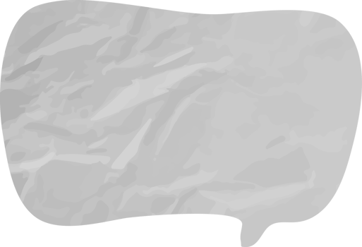 speech bubble wrinkled png