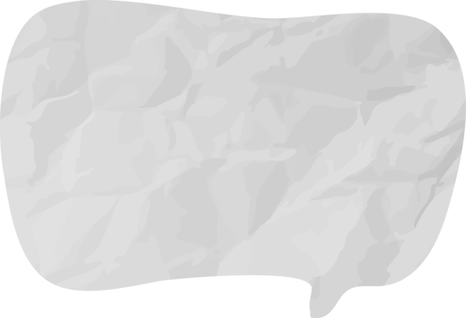 speech bubble wrinkled png