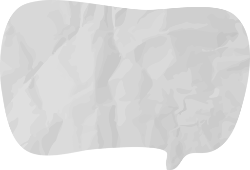 speech bubble wrinkled png