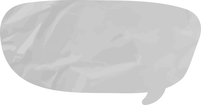 speech bubble wrinkled png