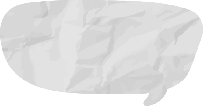 speech bubble wrinkled png