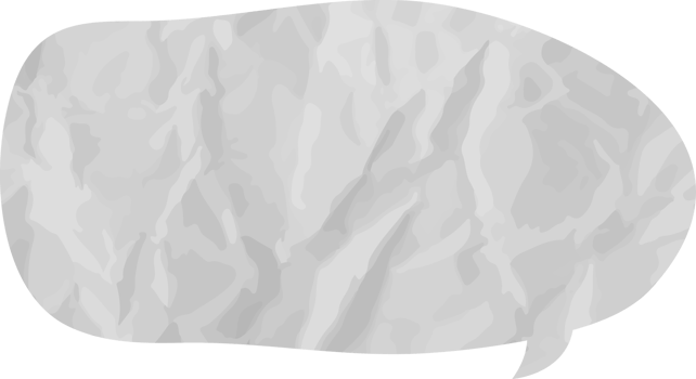 speech bubble wrinkled png