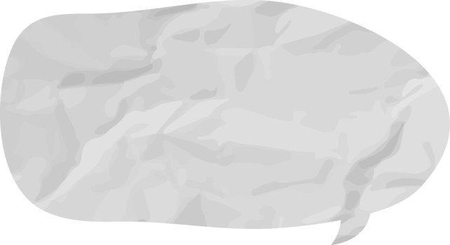 speech bubble wrinkled png