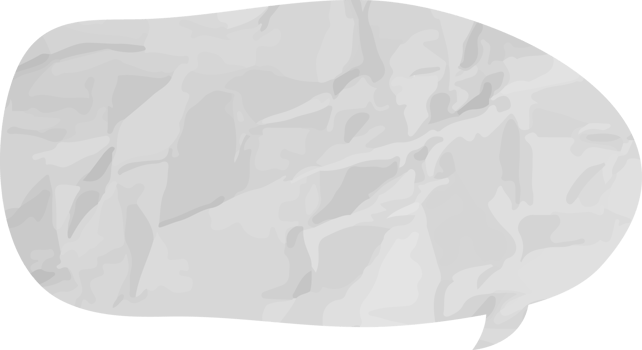 speech bubble wrinkled png