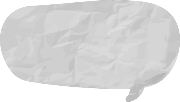speech bubble wrinkled png