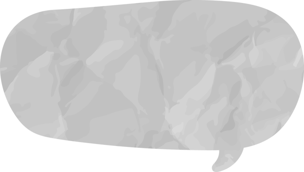 speech bubble wrinkled png