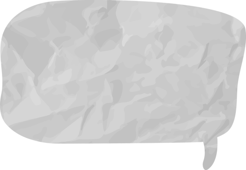 speech bubble wrinkled png