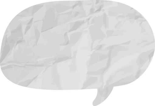 speech bubble wrinkled png