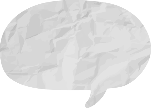 speech bubble wrinkled png