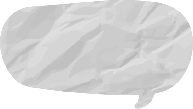 speech bubble wrinkled png