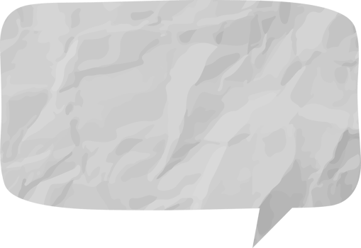 speech bubble wrinkled png