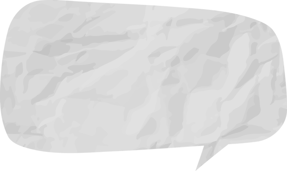 speech bubble wrinkled png