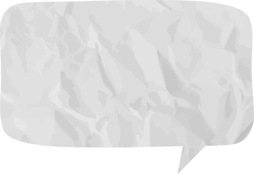 speech bubble wrinkled png