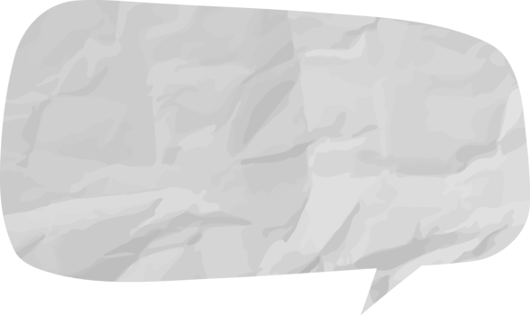 speech bubble wrinkled png