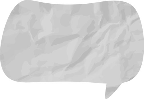 speech bubble wrinkled png