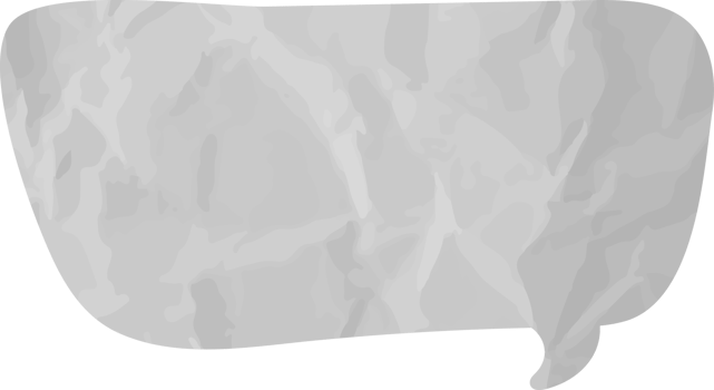 speech bubble wrinkled png