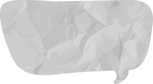 old paper speech bubble png