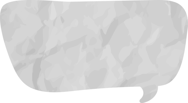old paper speech bubble png