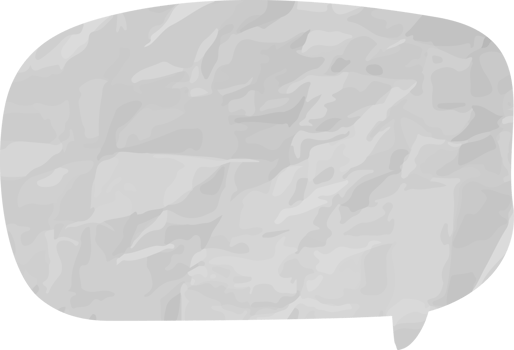 old paper speech bubble png