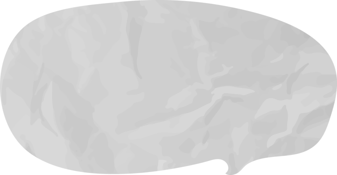 old paper speech bubble png