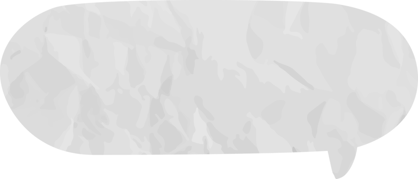 old paper speech bubble png