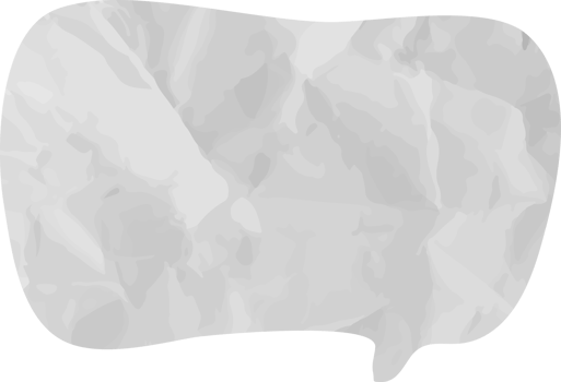 old paper speech bubble png
