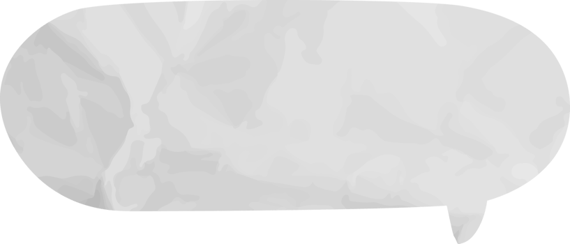 old paper speech bubble png