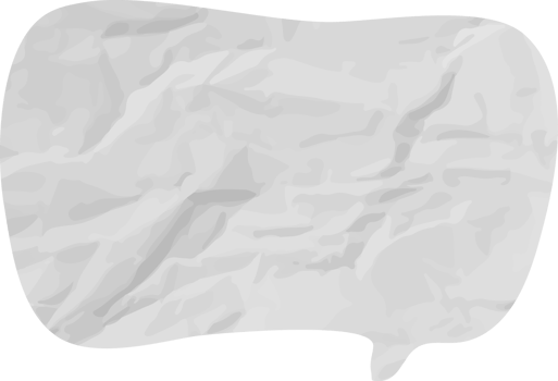 old paper speech bubble png