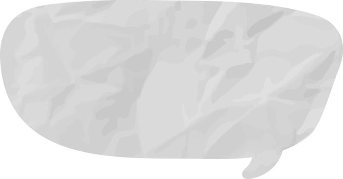 old paper speech bubble png