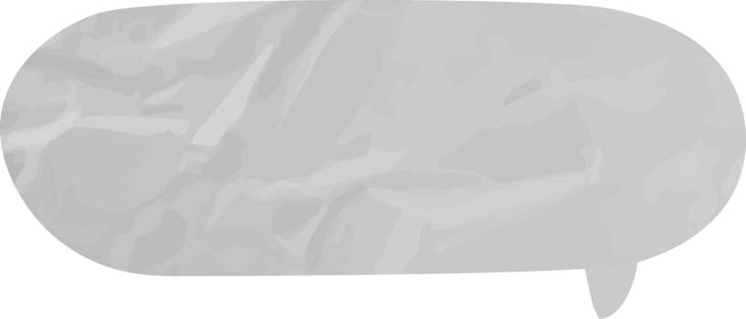 old paper speech bubble png