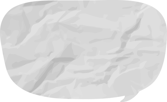 old paper speech bubble png