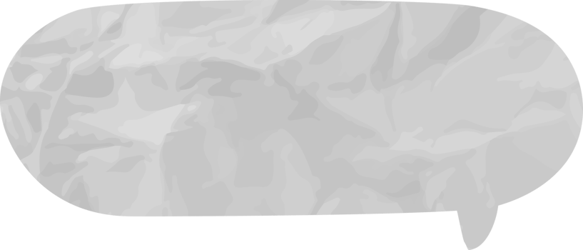 speech bubble wrinkled png