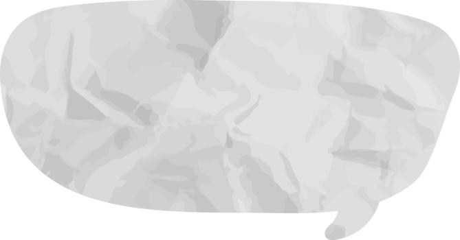 speech bubble wrinkled png