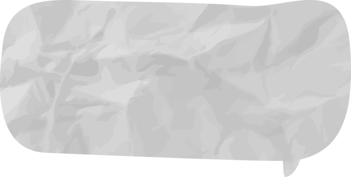 speech bubble wrinkled png