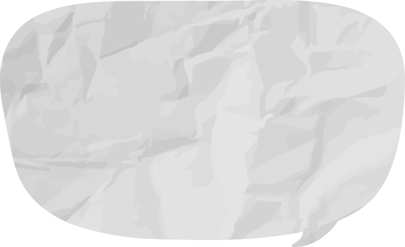 speech bubble wrinkled png