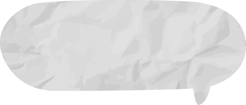 speech bubble wrinkled png